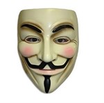 Maske - Anonymous (Creme)